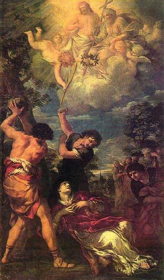 Pietro da Cortona The Stoning of St Stephen Norge oil painting art